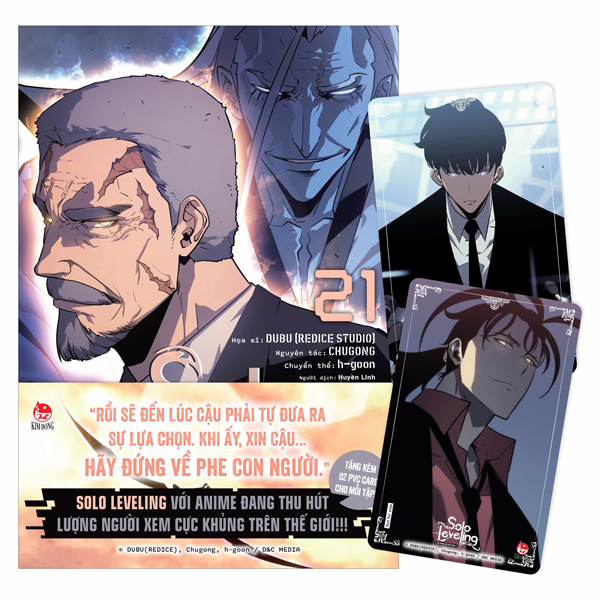 Bộ Solo Leveling - Tôi Thăng Cấp Một Mình - Tập 21 - Tặng Kèm Obi + 2 PVC Card