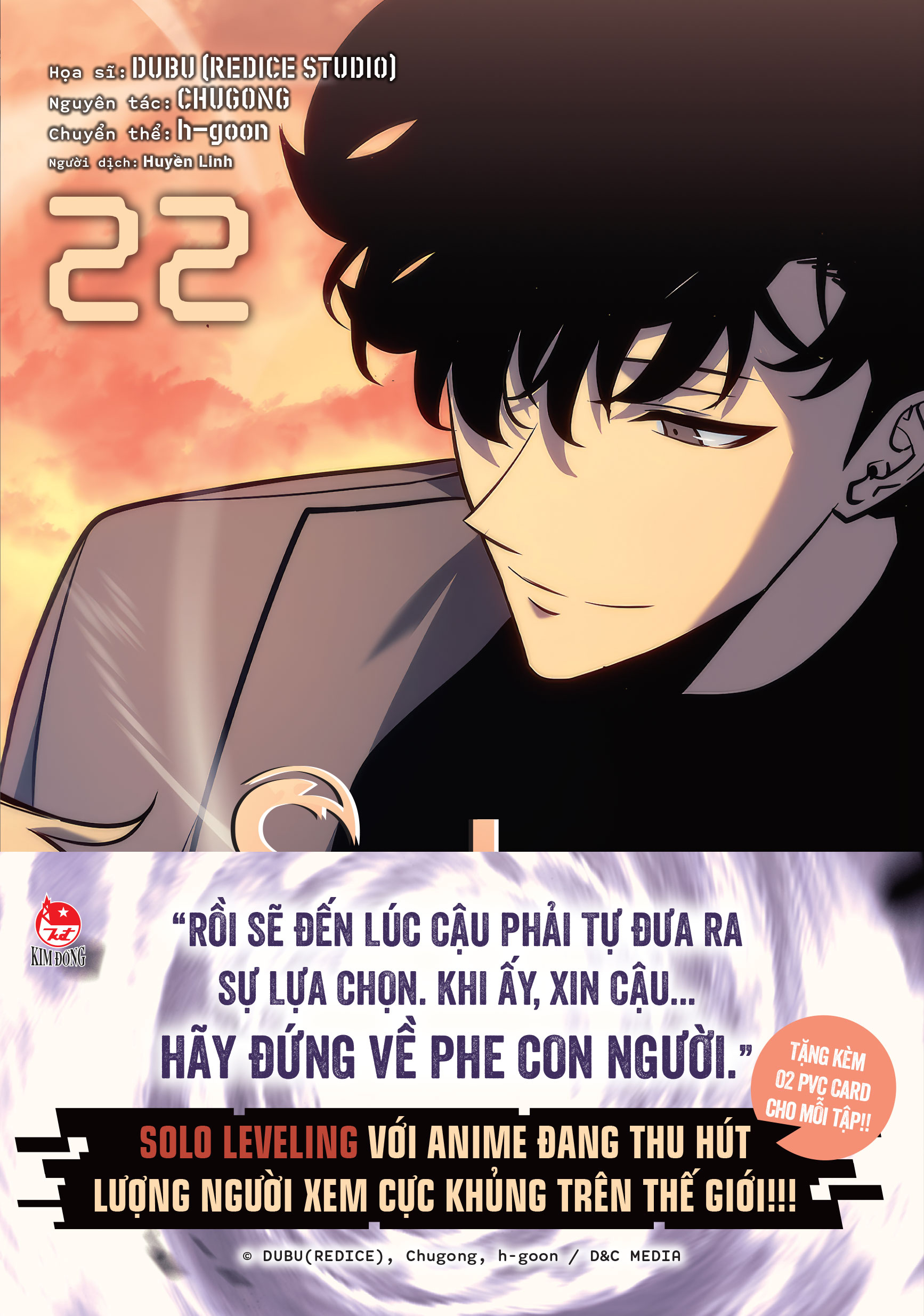 Bộ Solo Leveling - Tôi Thăng Cấp Một Mình - Tập 22 - Tặng Kèm Obi + 2 PVC Card - Ảnh 3