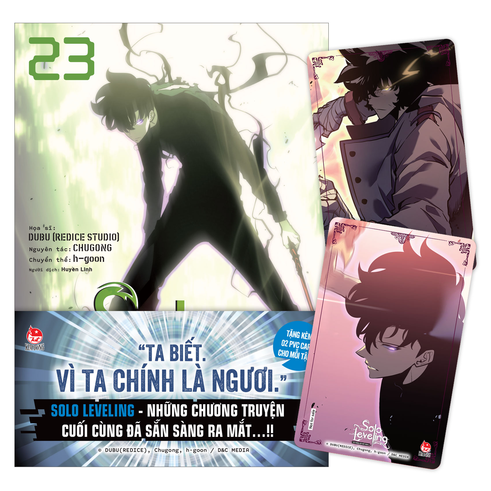 Bộ
Solo Leveling - Tôi Thăng Cấp Một Mình - Tập 23 - Tặng Kèm Obi + 2 PVC Card - Ảnh 2