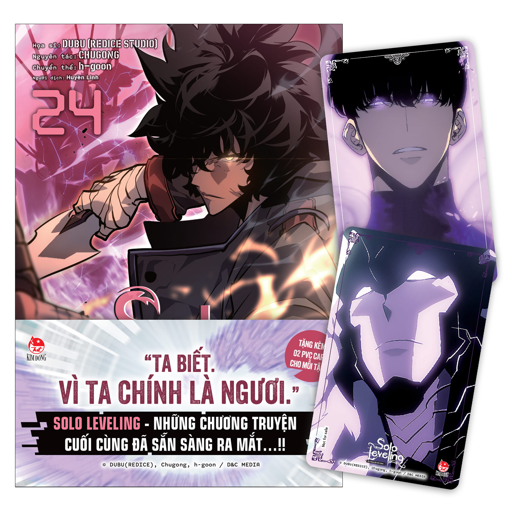 Bộ
						
										
										Solo Leveling - Tôi Thăng Cấp Một Mình - Tập 24 - Tặng Kèm Obi + 2 PVC Card - Ảnh 2