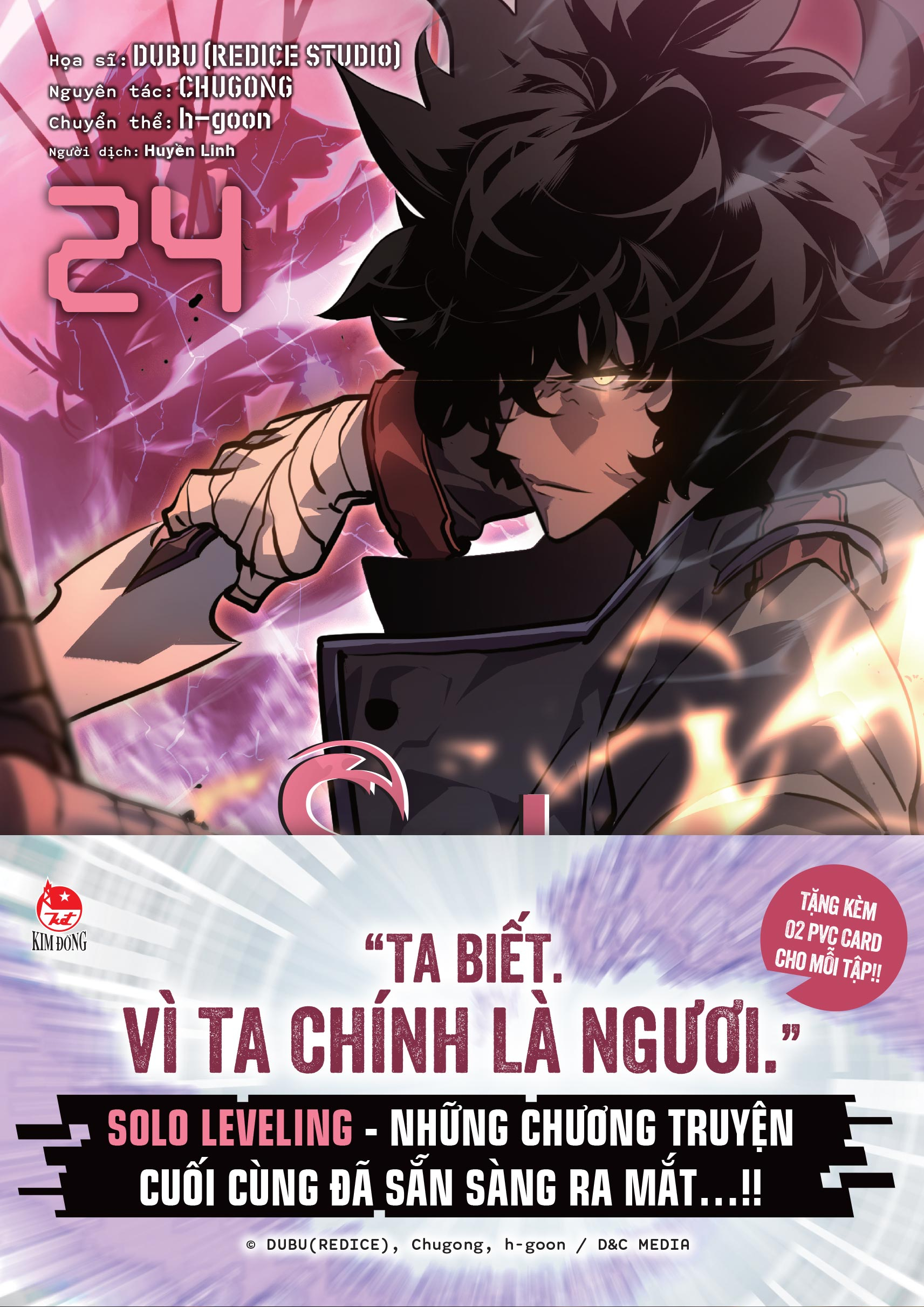 Bộ
						
										
										Solo Leveling - Tôi Thăng Cấp Một Mình - Tập 24 - Tặng Kèm Obi + 2 PVC Card - Ảnh 3