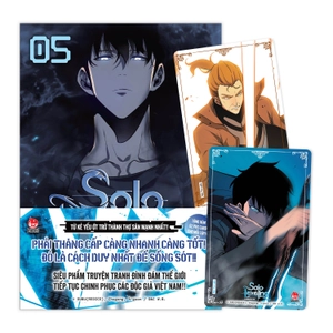 bộ solo leveling - tôi thăng cấp một mình - tập 5 - tặng kèm obi + 2 pvc card - Ảnh 2