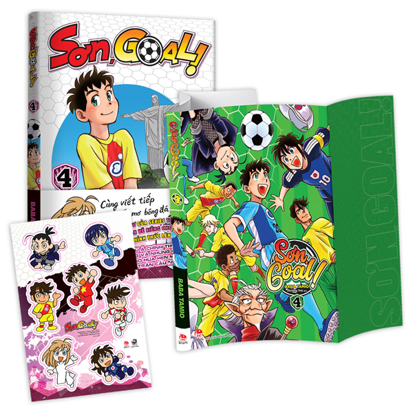 Bộ Sơn, Goal! - Tập 4 - Tặng Kèm Bìa Áo Đặc Biệt + Bảng Sticker