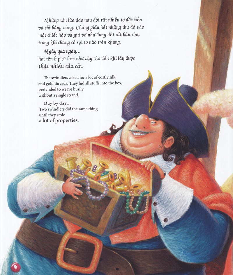 bộ song ngữ andecxen 1 - bộ quần áo mới của hoàng đế - Ảnh 8