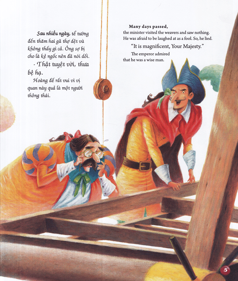 bộ song ngữ andecxen 1 - bộ quần áo mới của hoàng đế - Ảnh 9