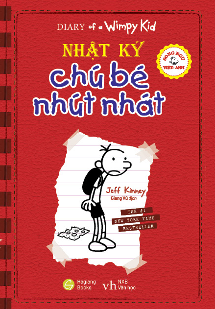 bộ song ngữ việt - anh - diary of a wimpy kid - nhật ký chú bé nhút nhát - tập 1 - Ảnh 2