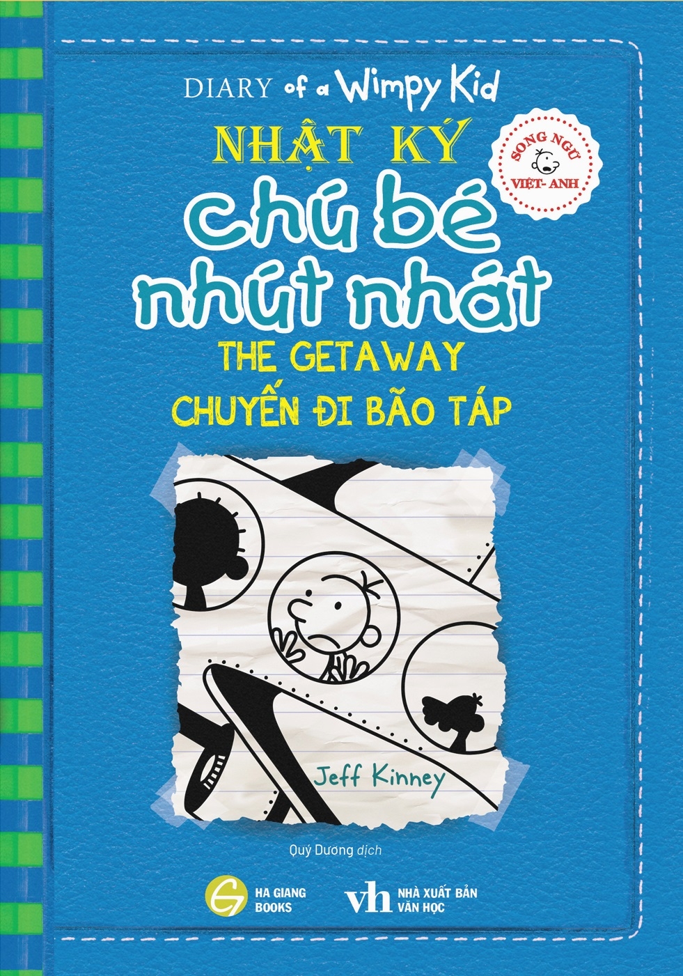 bộ song ngữ việt - anh - diary of a wimpy kid - nhật ký chú bé nhút nhát - tập 12: chuyến đi bão táp - the getaway - Ảnh 3