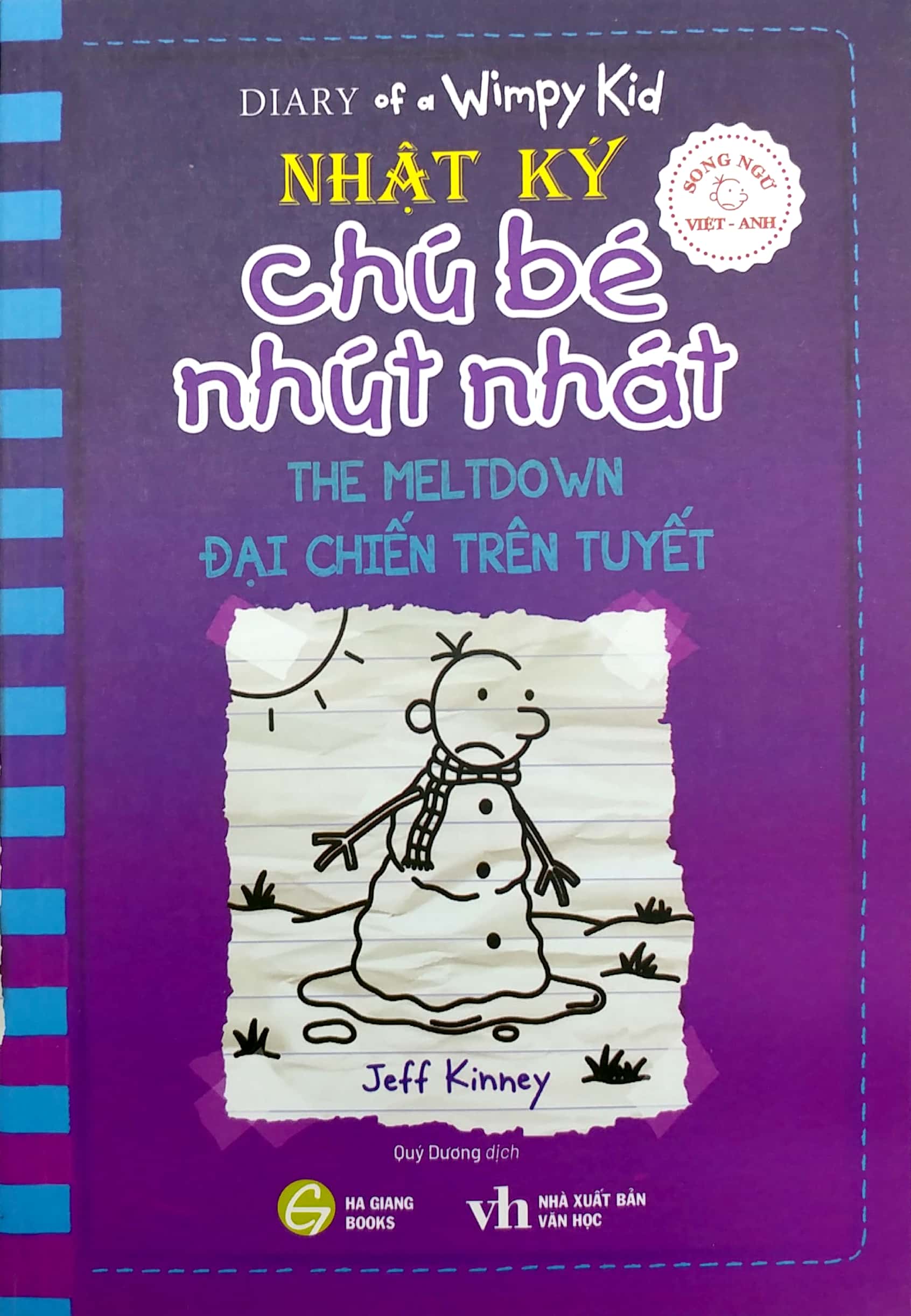 bộ song ngữ việt - anh - diary of a wimpy kid - nhật ký chú bé nhút nhát - tập 13: đại chiến trên tuyết - the meltdown - Ảnh 2