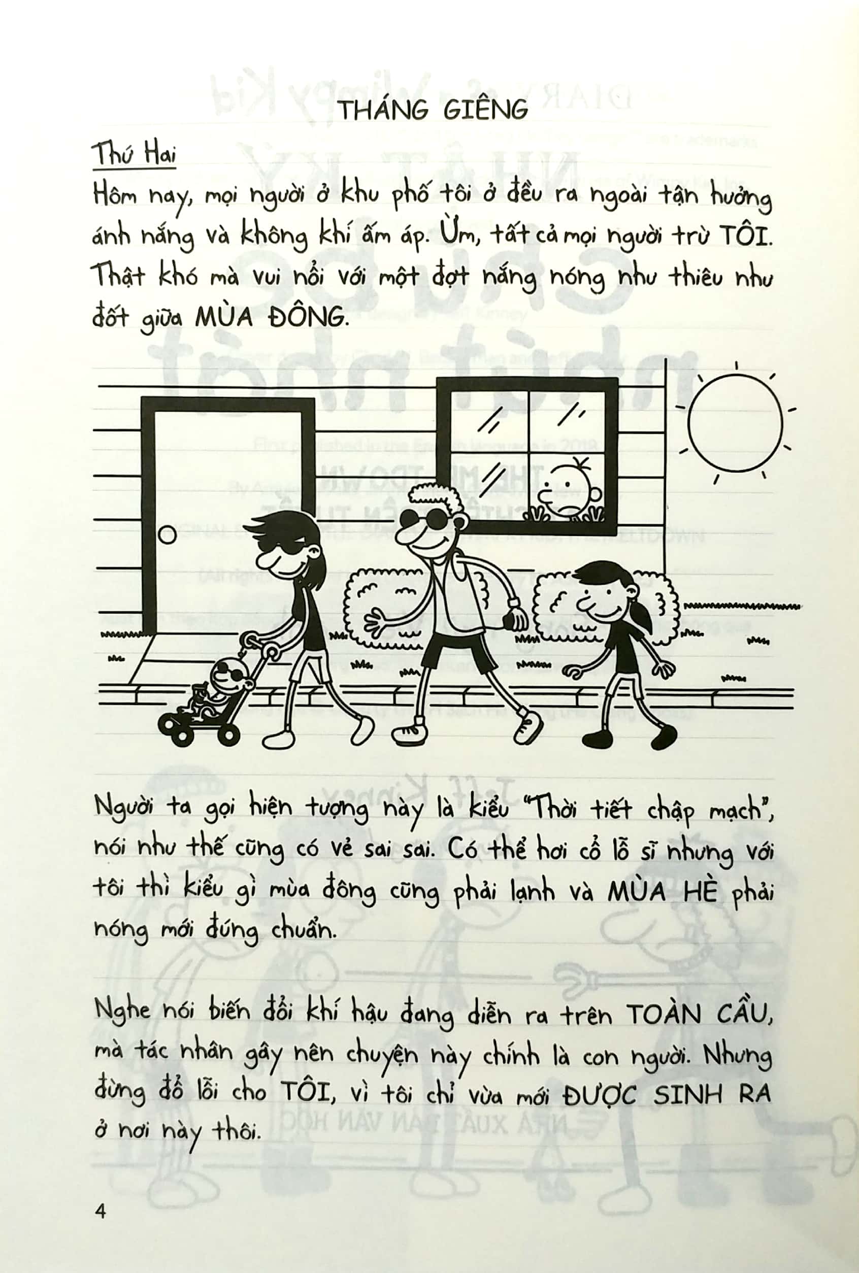 bộ song ngữ việt - anh - diary of a wimpy kid - nhật ký chú bé nhút nhát - tập 13: đại chiến trên tuyết - the meltdown - Ảnh 3