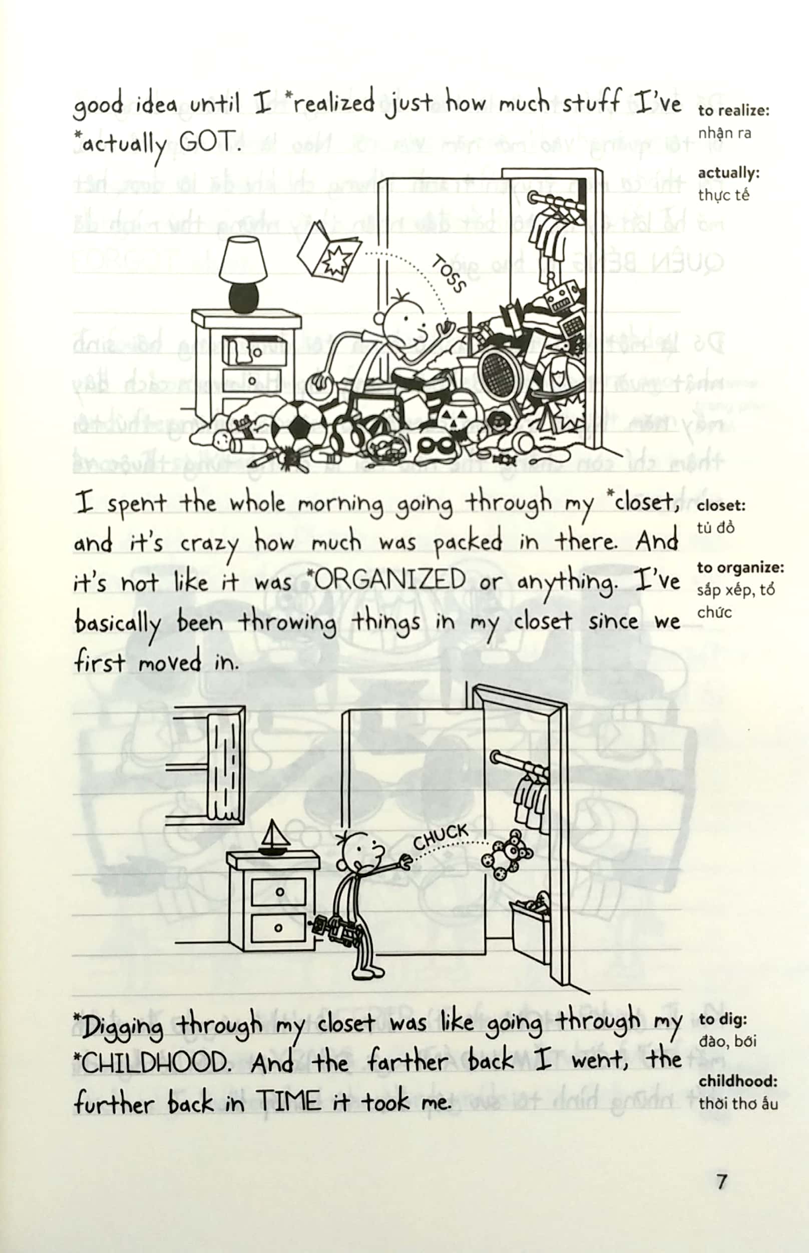 bộ song ngữ việt - anh - diary of a wimpy kid - nhật ký chú bé nhút nhát - tập 14: của thiên trả địa - wrecking ball - Ảnh 6