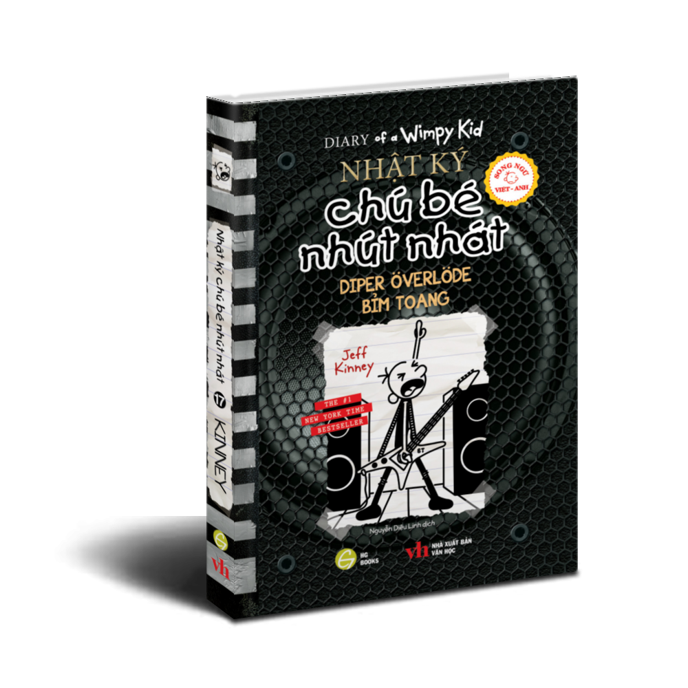 Bộ Song Ngữ Việt - Anh - Diary Of A Wimpy Kid - Nhật Ký Chú Bé Nhút Nhát - Tập 17: Bỉm Toang - Diper Överlöde - Ảnh 2