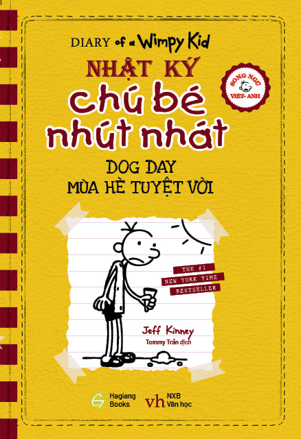 bộ song ngữ việt - anh - diary of a wimpy kid - nhật ký chú bé nhút nhát - tập 4: mùa hè tuyệt vời - dog day - Ảnh 2