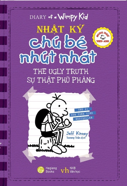 bộ song ngữ việt - anh - diary of a wimpy kid - nhật ký chú bé nhút nhát - tập 5 : sự thật phũ phàng - the ugly truth - Ảnh 2