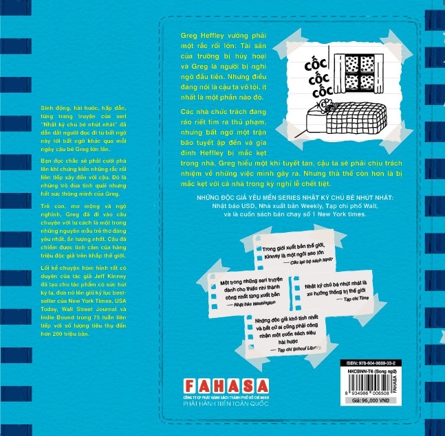 bộ song ngữ việt - anh - diary of a wimpy kid - nhật ký chú bé nhút nhát - tập 6: mắc kẹt - cabin fever - Ảnh 3