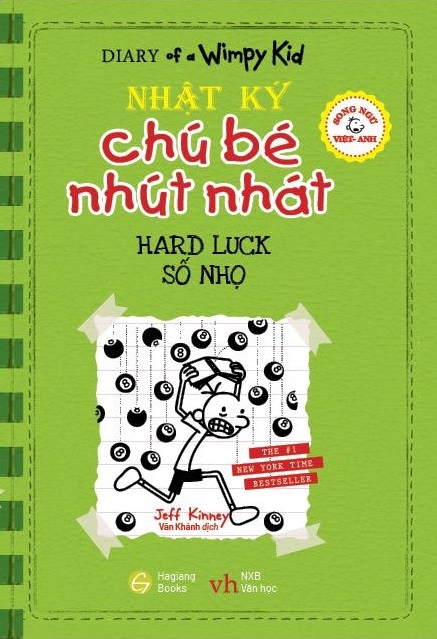 bộ song ngữ việt - anh - diary of a wimpy kid - nhật ký chú bé nhút nhát - tập 8: số nhọ - hard luck - Ảnh 2