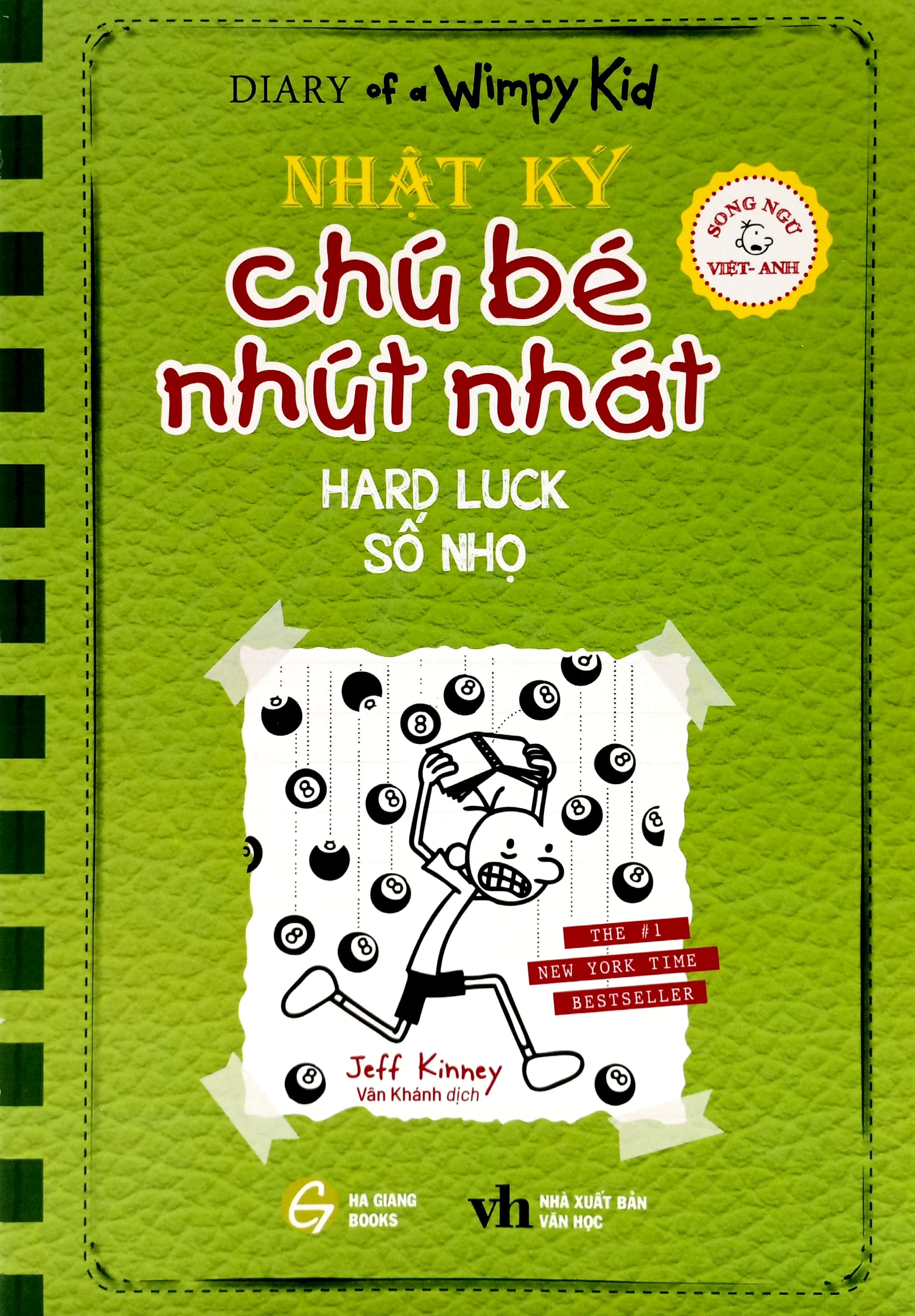 bộ song ngữ việt - anh - diary of a wimpy kid - nhật ký chú bé nhút nhát - tập 8: số nhọ - hard luck - Ảnh 3