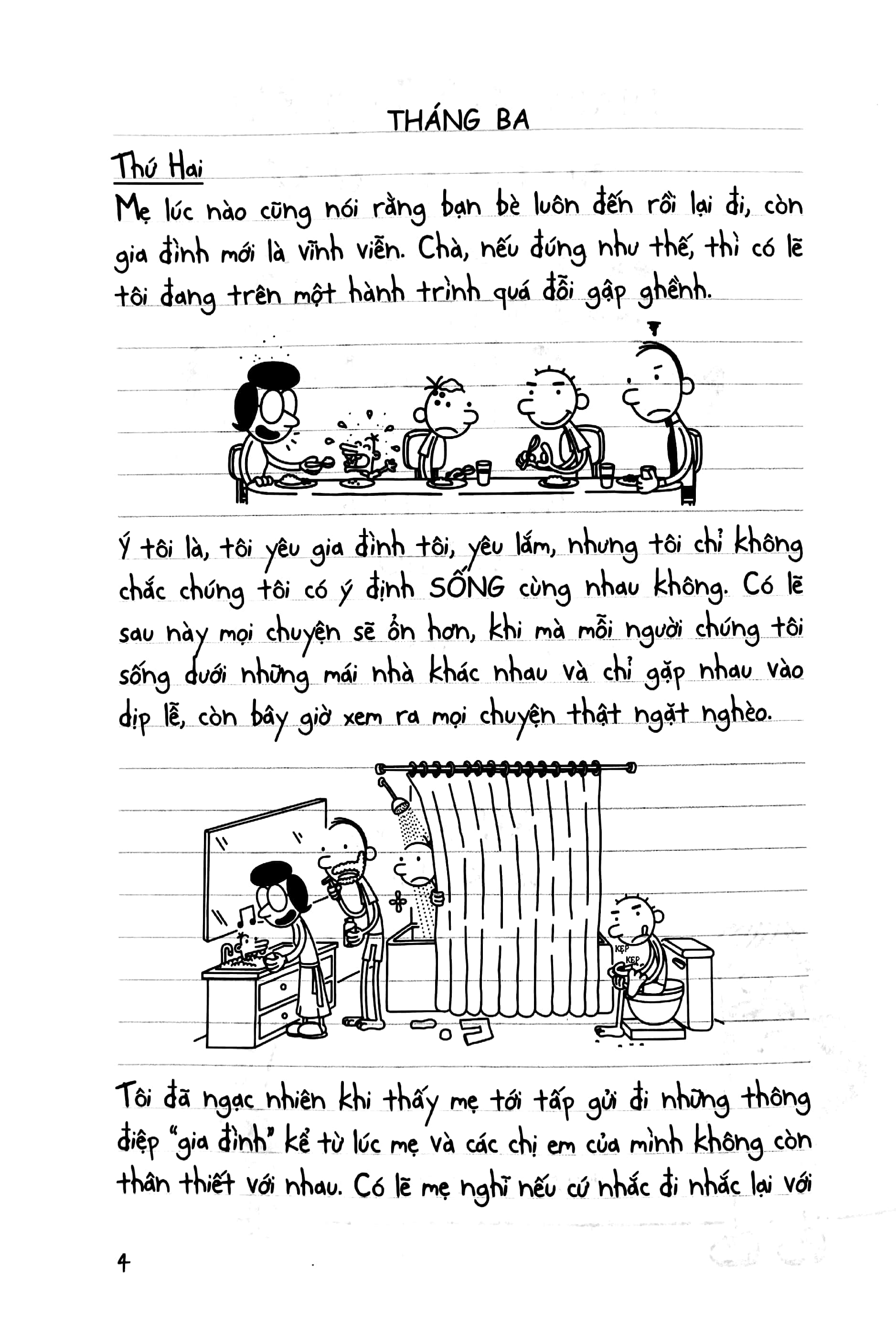 bộ song ngữ việt - anh - diary of a wimpy kid - nhật ký chú bé nhút nhát - tập 8: số nhọ - hard luck - Ảnh 4