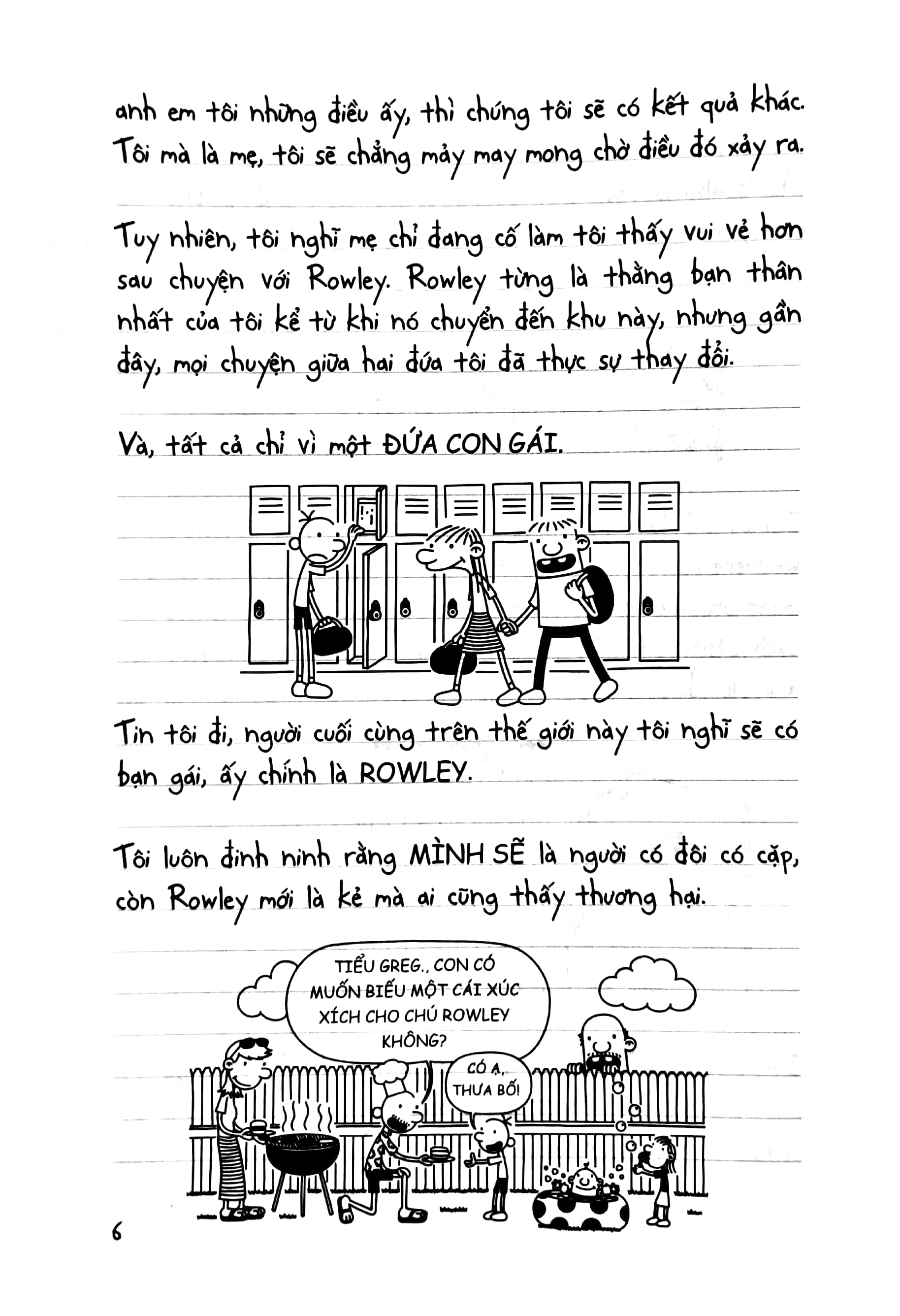 bộ song ngữ việt - anh - diary of a wimpy kid - nhật ký chú bé nhút nhát - tập 8: số nhọ - hard luck - Ảnh 6