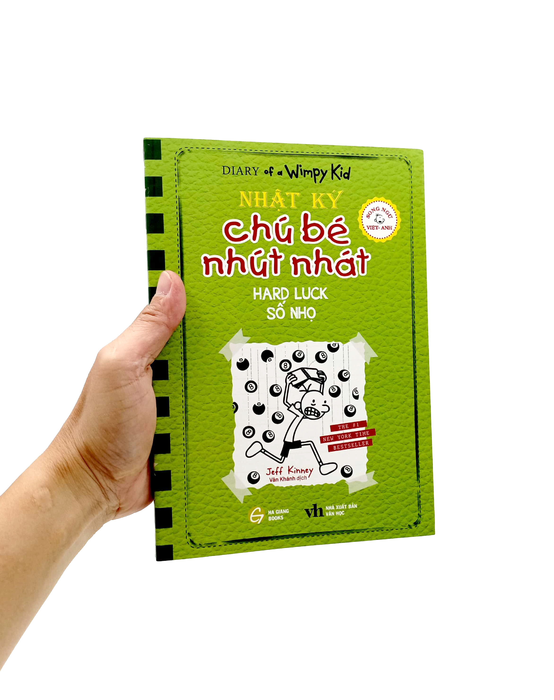 bộ song ngữ việt - anh - diary of a wimpy kid - nhật ký chú bé nhút nhát - tập 8: số nhọ - hard luck - Ảnh 8