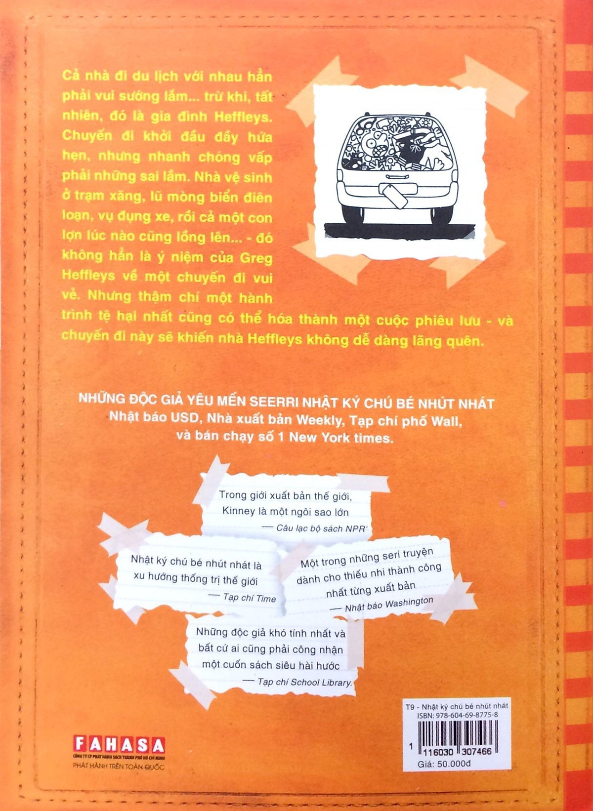 bộ song ngữ việt - anh - diary of a wimpy kid - nhật ký chú bé nhút nhát - tập 9: kỳ nghỉ thảm khốc - the long haul - Ảnh 11
