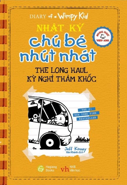 bộ song ngữ việt - anh - diary of a wimpy kid - nhật ký chú bé nhút nhát - tập 9: kỳ nghỉ thảm khốc - the long haul - Ảnh 2