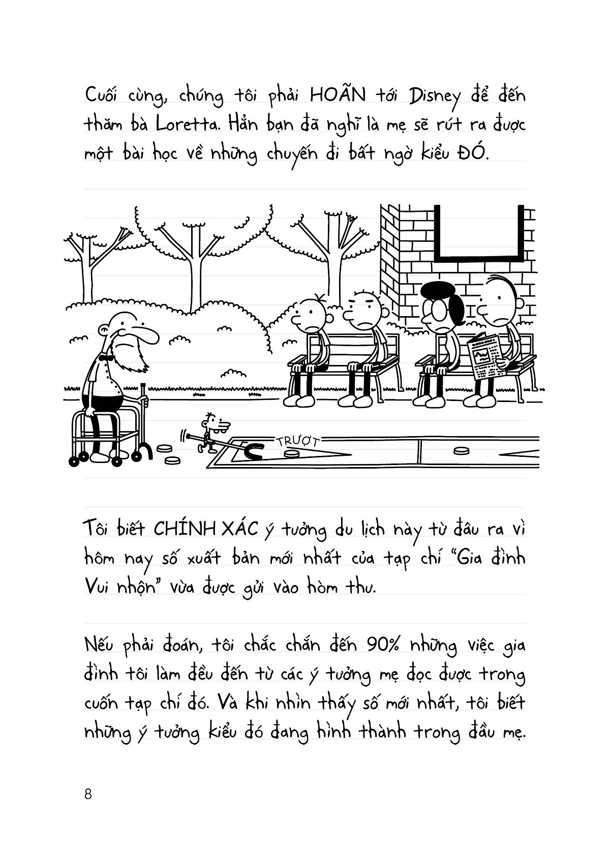 bộ song ngữ việt - anh - diary of a wimpy kid - nhật ký chú bé nhút nhát - tập 9: kỳ nghỉ thảm khốc - the long haul - Ảnh 9