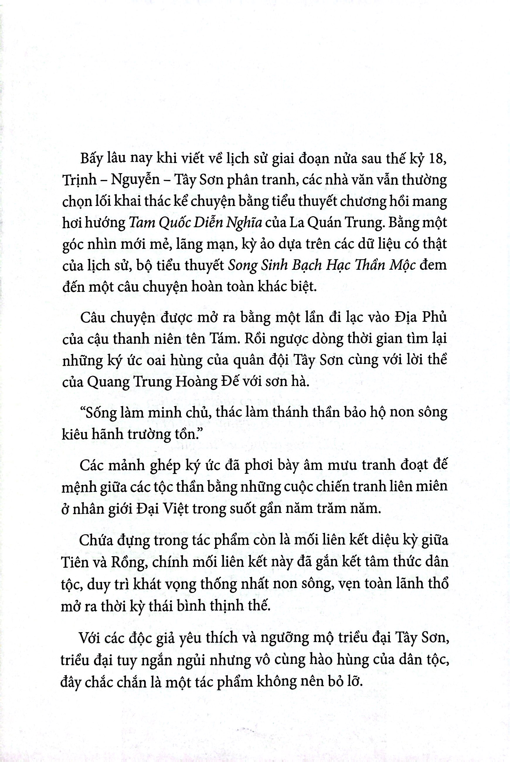 Bo
Song Sinh Bach Hac Than Moc - Bo 2 - Da Vu Lai Huong - Vo Than Hoang De - Ảnh 3