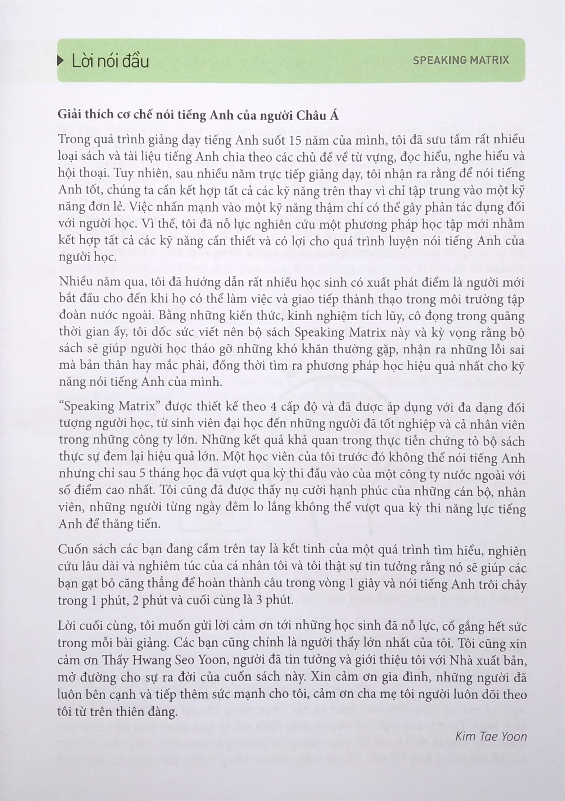 bộ speaking matrix - 1 phút nói tiếng anh như gió - Ảnh 6