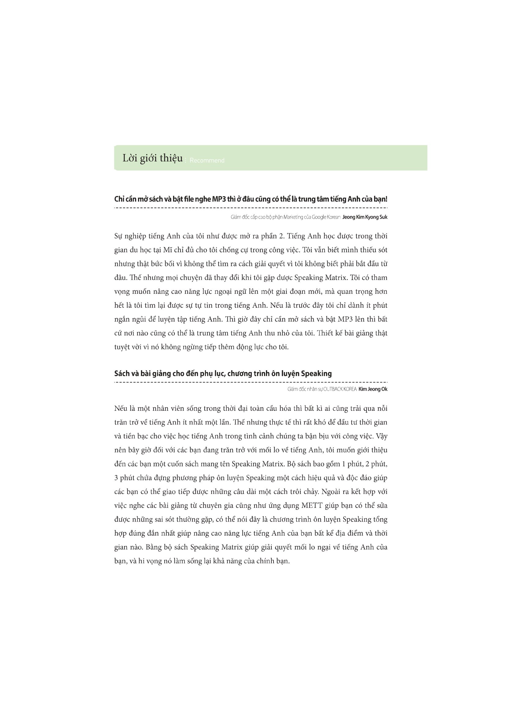 bộ speaking matrix - 2 phút nói tiếng anh như gió - Ảnh 13