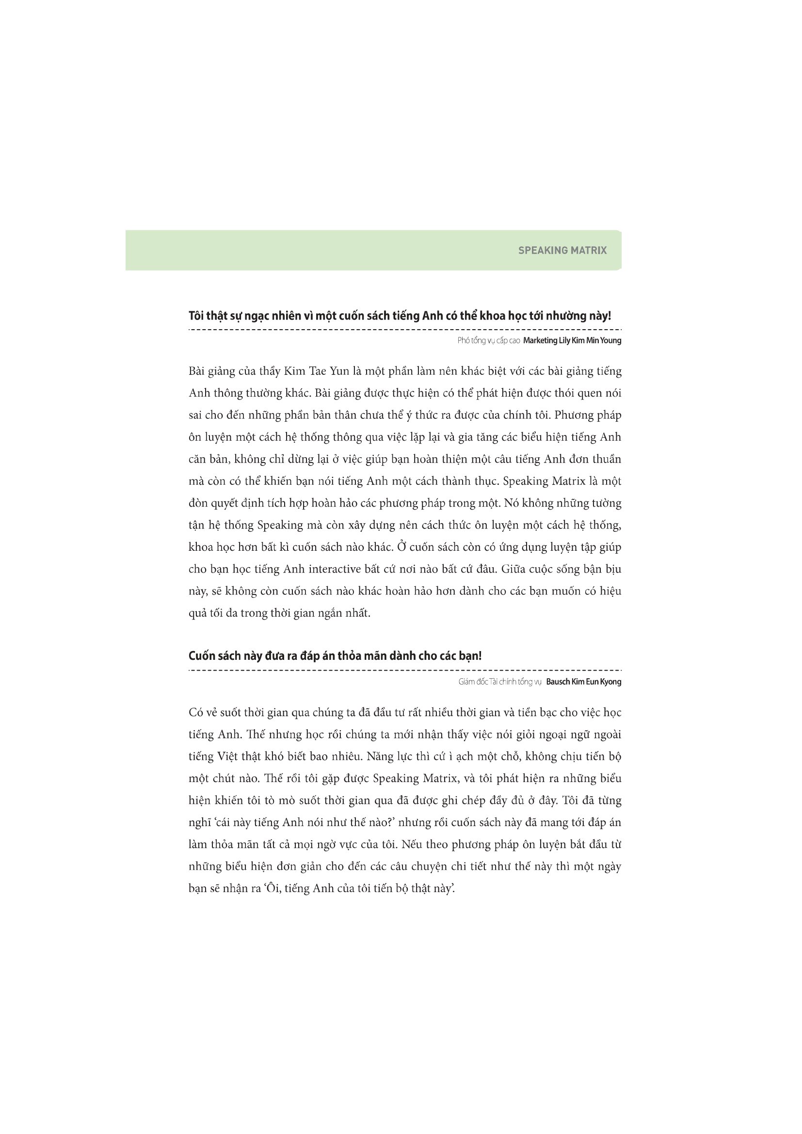 bộ speaking matrix - 2 phút nói tiếng anh như gió - Ảnh 14