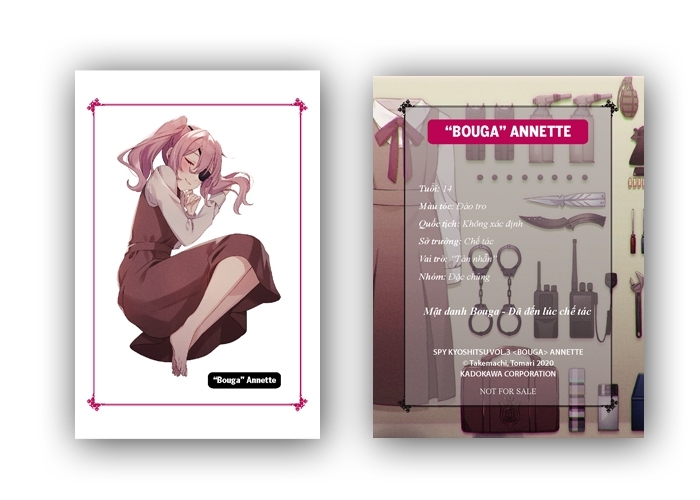 bộ spy room - lớp học điệp viên - tập 3: bouga annette - bản đặc biệt 2 - tặng kèm bookmark + bộ postcard metalize + thẻ nhân vật + huy hiệu - Ảnh 6