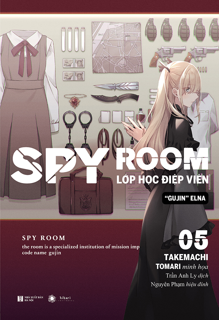 bộ spy room - lớp học điệp viên - tập 5: gujin elna - tặng kèm bookmark - Ảnh 2