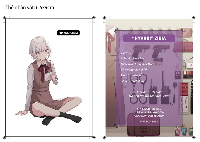 bộ spy room - lớp học điệp viên - tập 6: hyakki zibia - bản đặc biệt - tặng kèm bookmark + thẻ nhân vật + huy hiệu + móc khóa - Ảnh 4