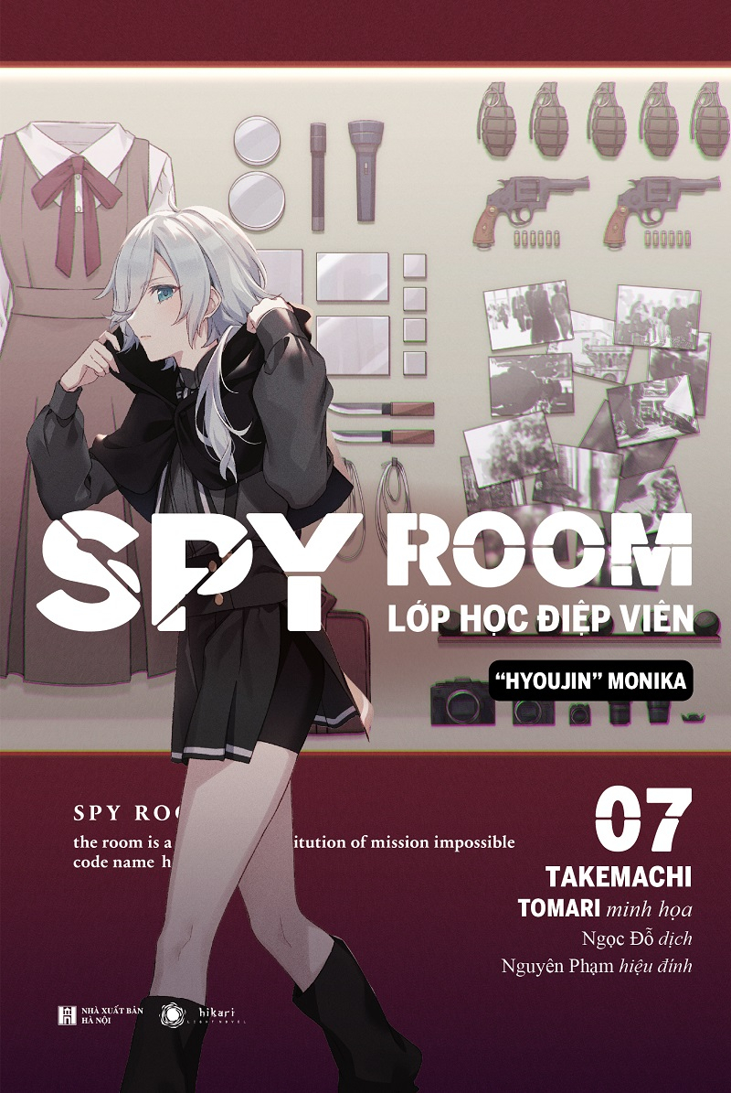 bộ spy room - lớp học điệp viên - tập 7: hyoujin monika - tặng kèm bookmark - Ảnh 2