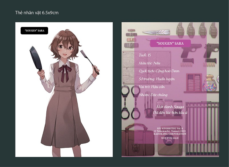 Bộ SPY ROOM - Lớp Học Điệp Viên - Tập 8 - Sougen Sara - Bản Đặc Biệt - Tặng Kèm Bookmark + Thẻ Nhân Vật + Huy Hiệu + Hộp Boxset - Ảnh 4