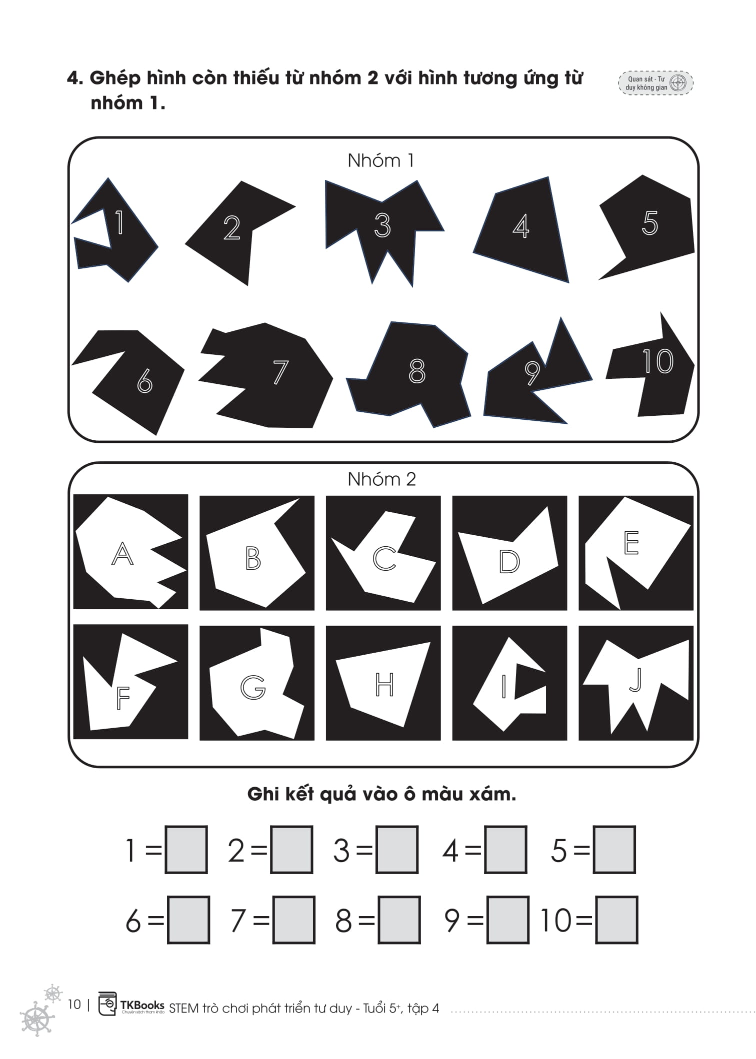 Bộ STEM Trò Chơi Phát Triển Tư Duy - Tuổi 5+ - Tập 4 - Ảnh 6