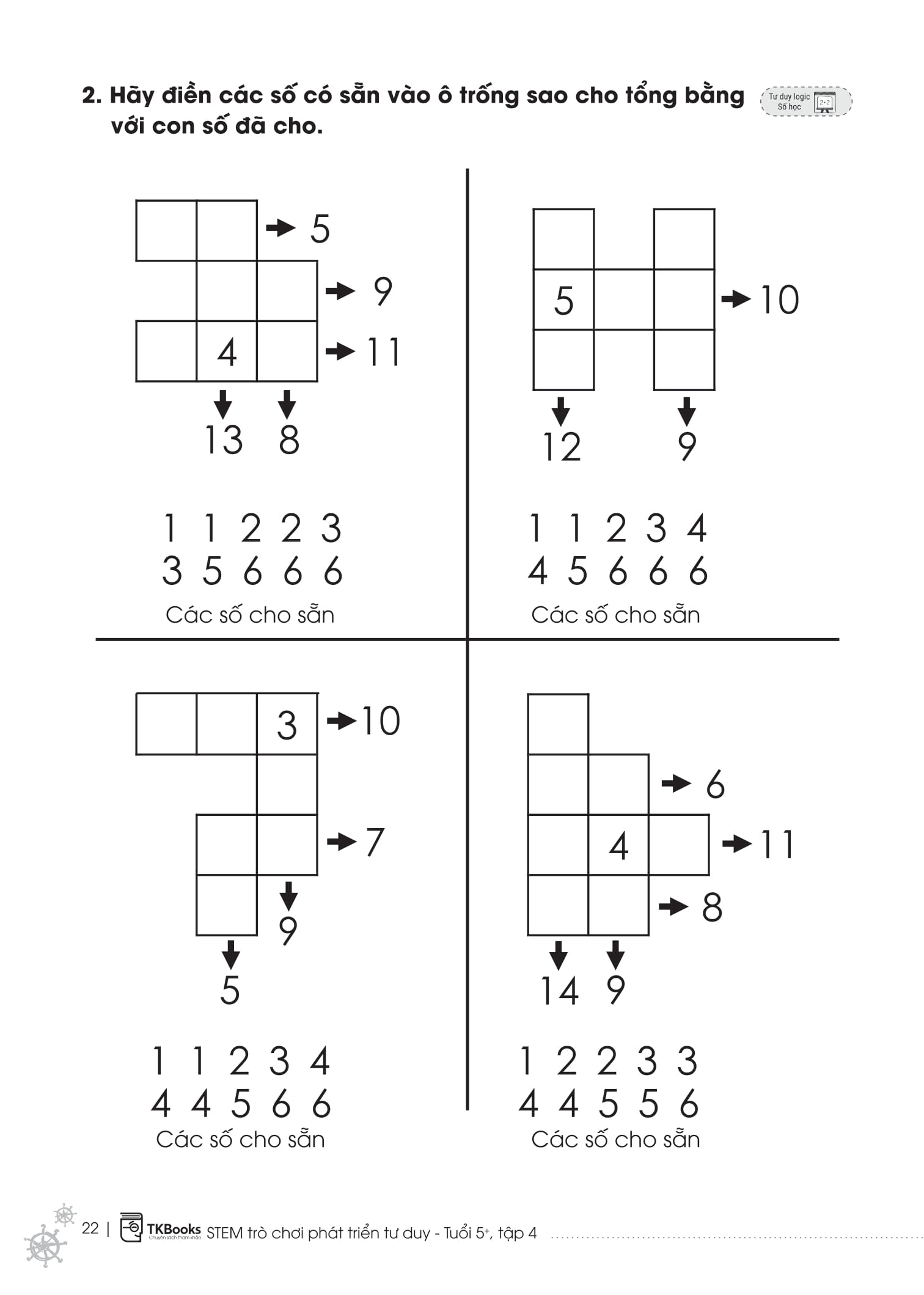 Bộ STEM Trò Chơi Phát Triển Tư Duy - Tuổi 5+ - Tập 4 - Ảnh 9