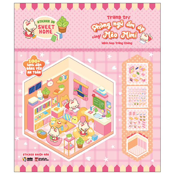 Bộ Sticker 3D Sweet Home - Trang Trí Phòng Khách Cùng Voi Tiny - Ảnh 9