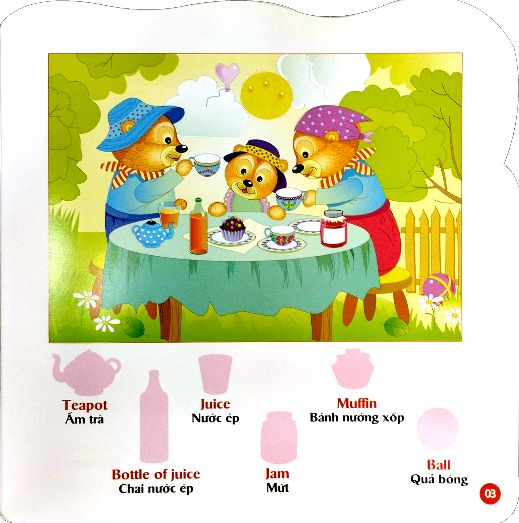 bộ sticker - bóc dán hình thông minh - song ngữ anh-việt - tập 2 - Ảnh 4