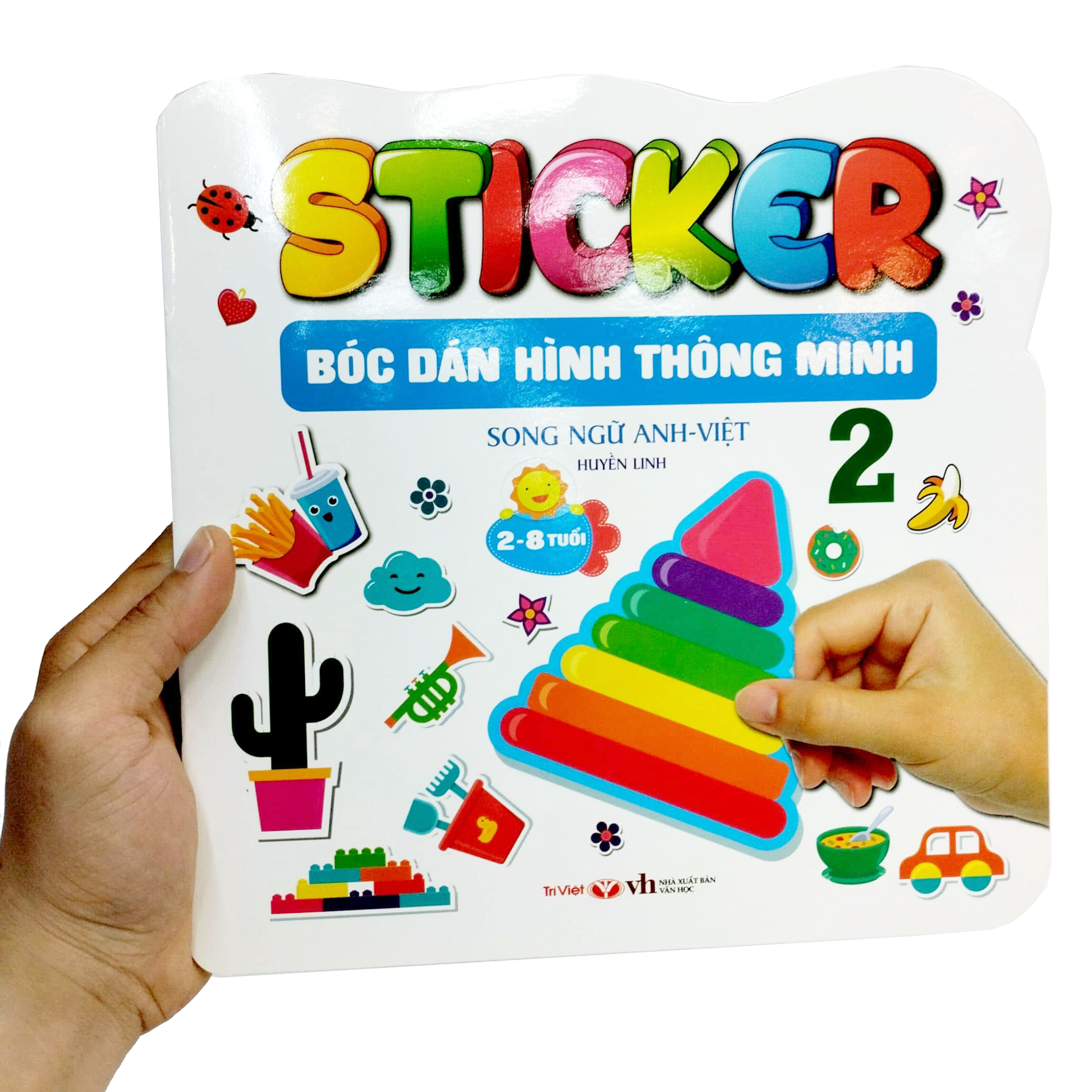 bộ sticker - bóc dán hình thông minh - song ngữ anh-việt - tập 2 - Ảnh 7