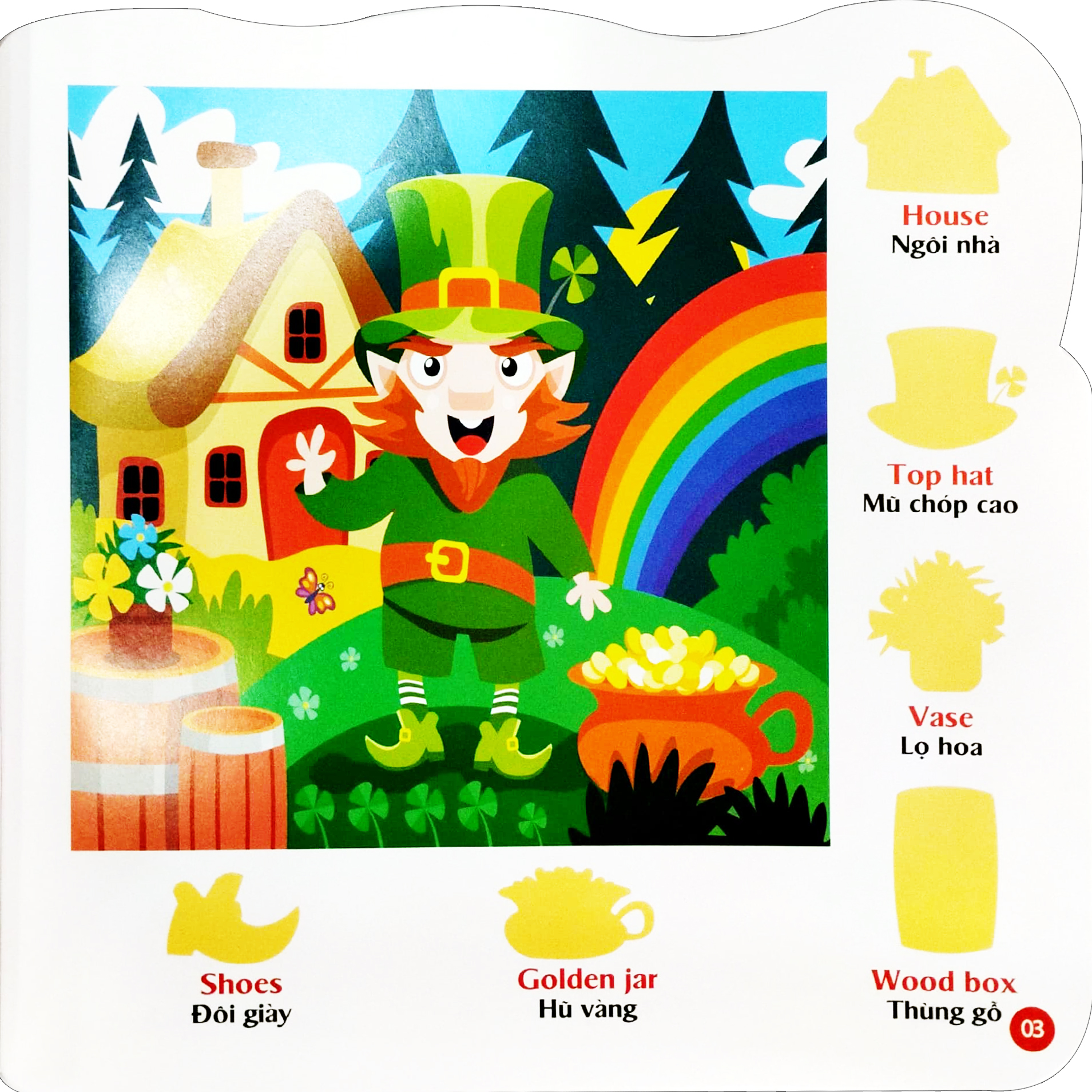 bộ sticker - bóc dán hình thông minh - song ngữ anh-việt - tập 4 - Ảnh 4