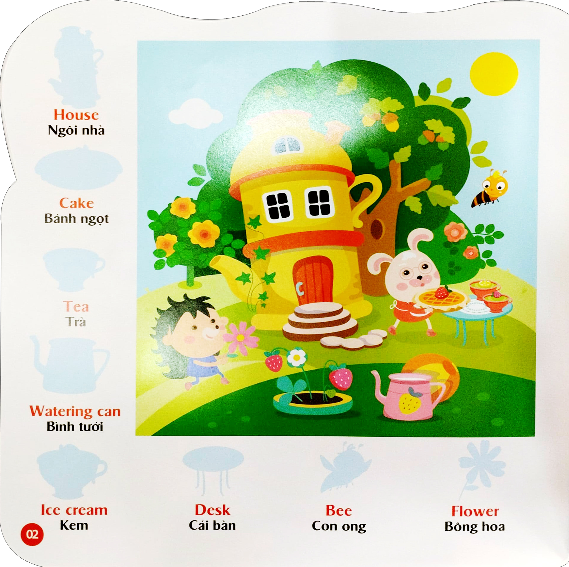 bộ sticker - bóc dán hình thông minh - song ngữ anh-việt - tập 5 - Ảnh 3