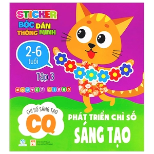 bộ sticker bóc dán thông minh - phát triển chỉ số sáng tạo - cq - tập 3
