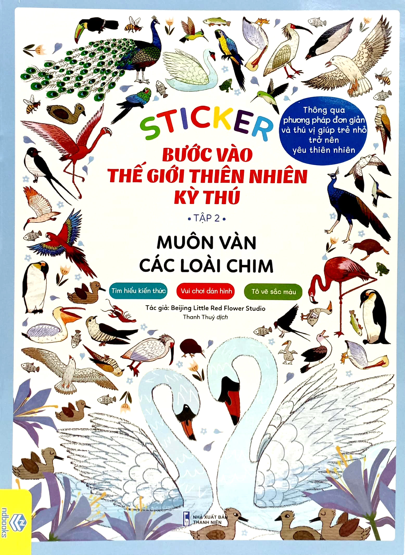 bộ sticker bước vào thế giới thiên nhiên kỳ thú - tập 2 - muôn vàn các loài chim - Ảnh 2