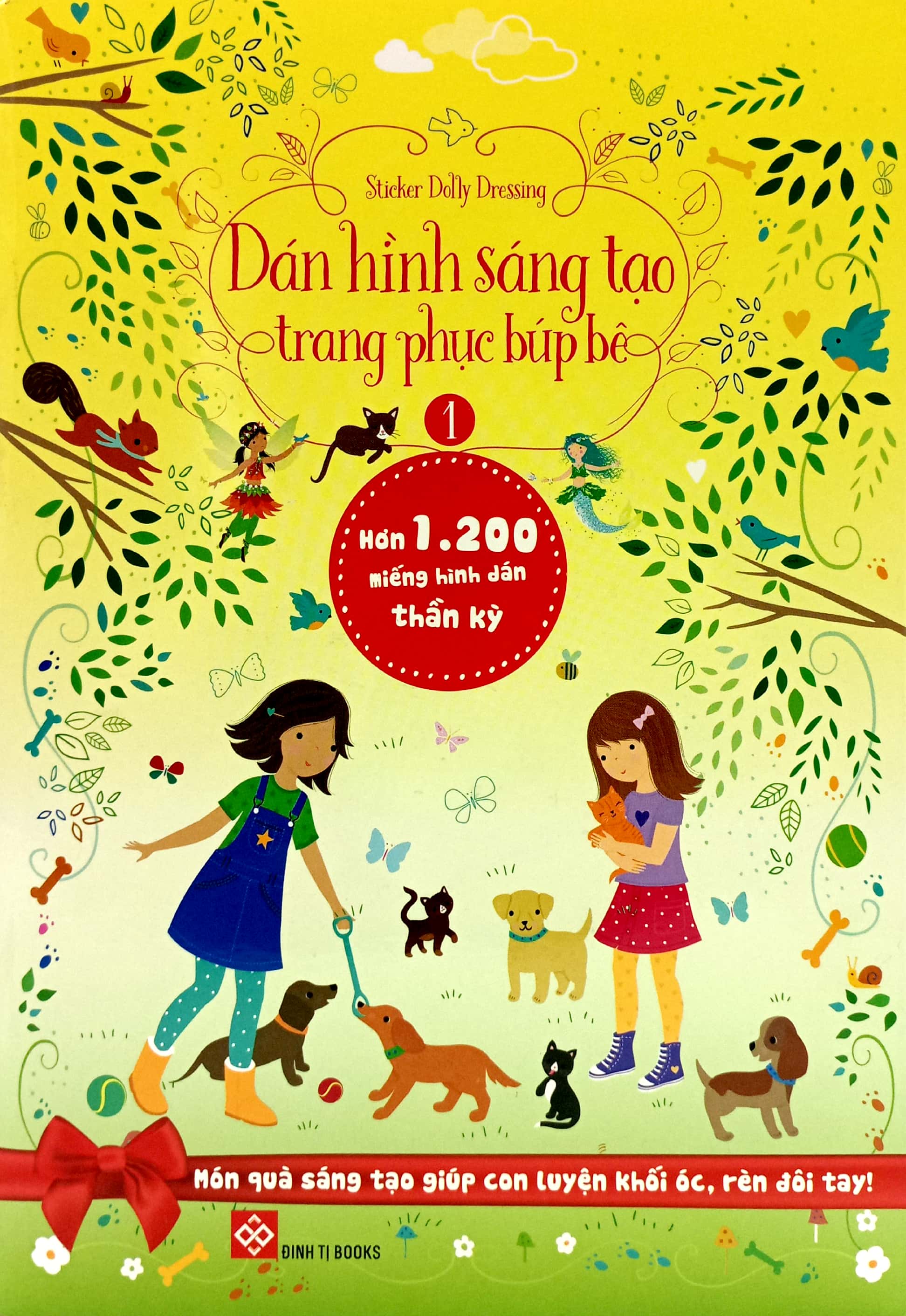 bộ sticker dolly dressing - dán hình sáng tạo trang phục búp bê - bộ 1 (bộ 4 tập) - Ảnh 2