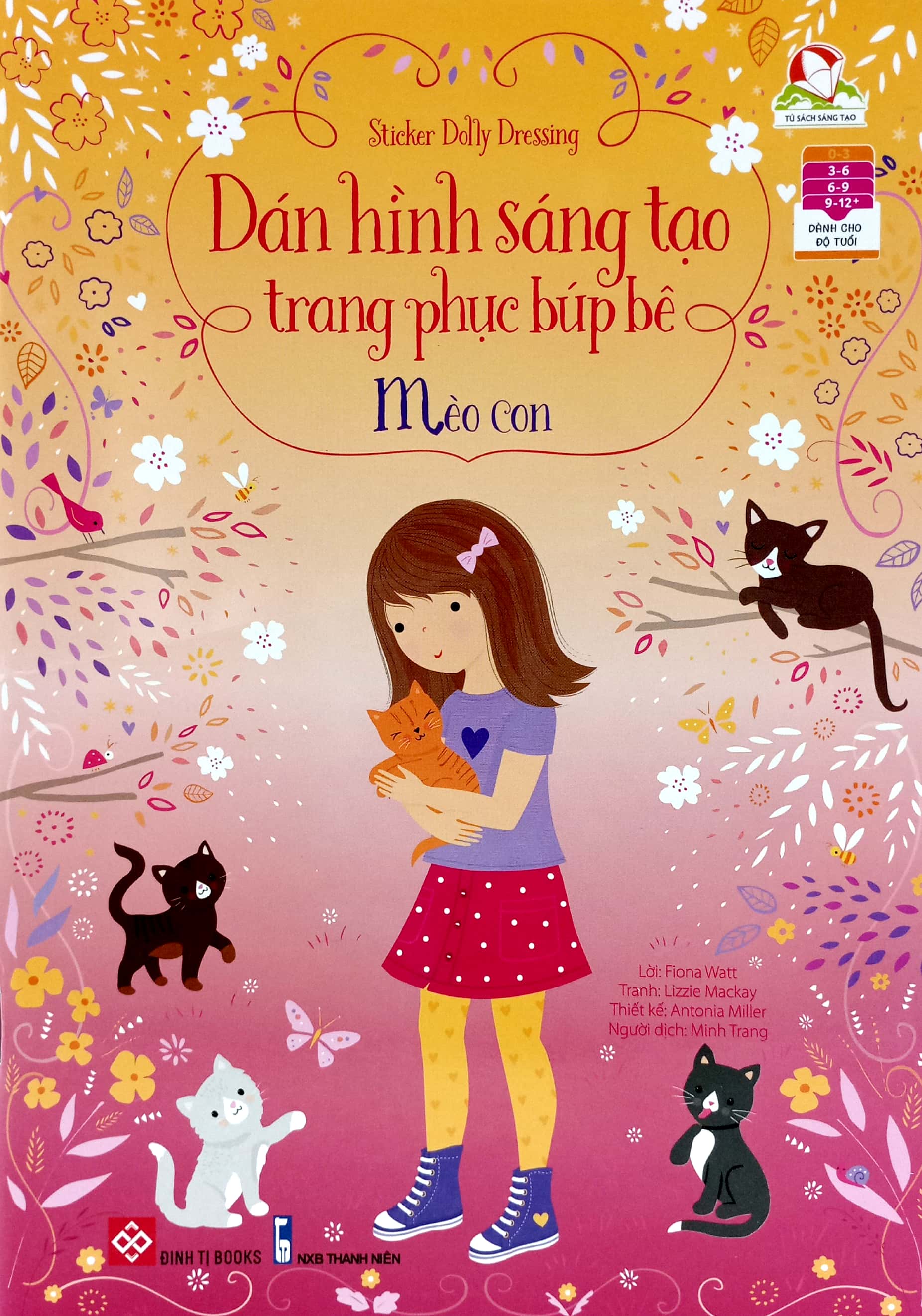 bộ sticker dolly dressing - dán hình sáng tạo trang phục búp bê - bộ 1 (bộ 4 tập) - Ảnh 5