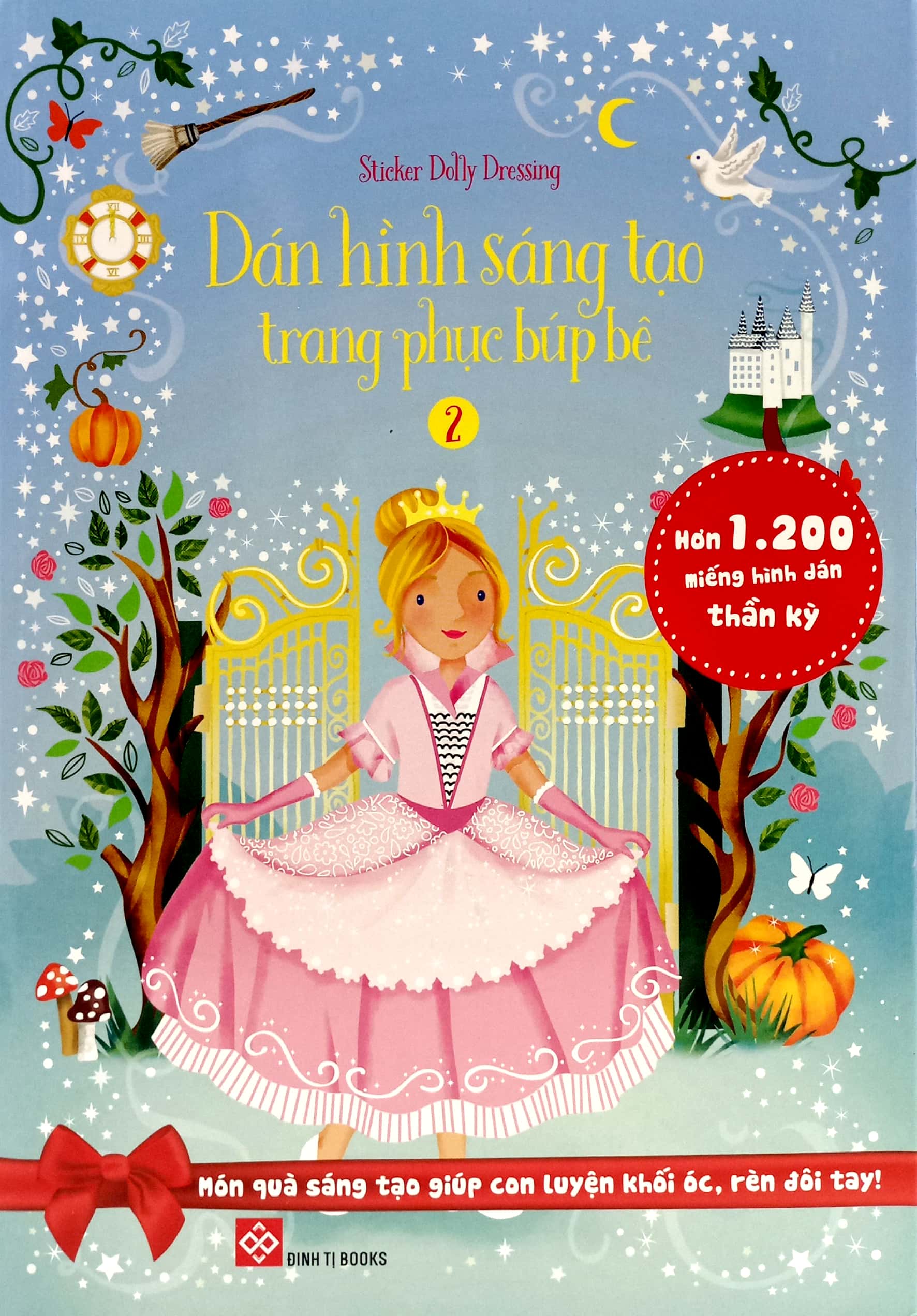 bộ sticker dolly dressing - dán hình sáng tạo trang phục búp bê - bộ 2 (bộ 4 tập) - Ảnh 2