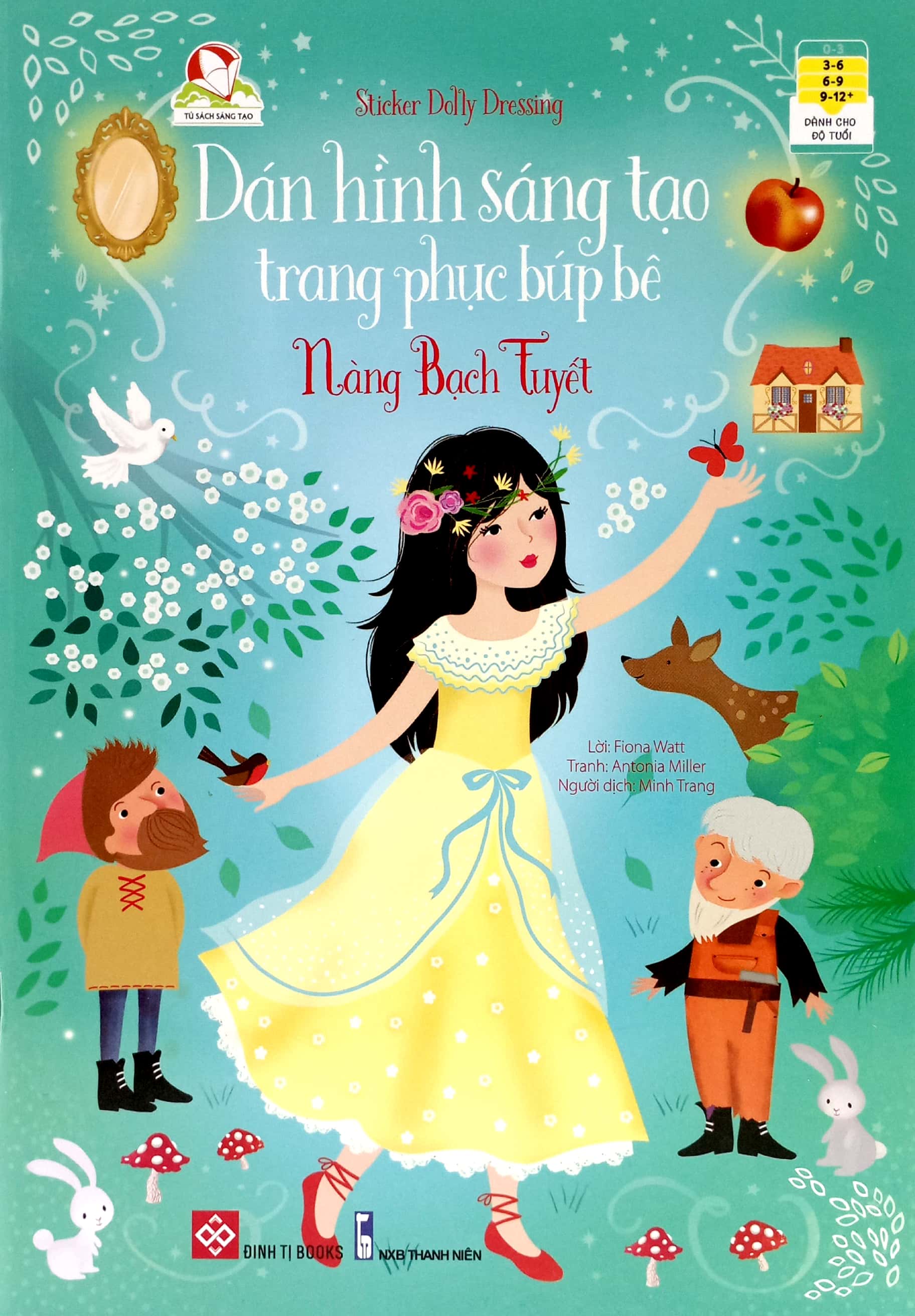 bộ sticker dolly dressing - dán hình sáng tạo trang phục búp bê - bộ 2 (bộ 4 tập) - Ảnh 5