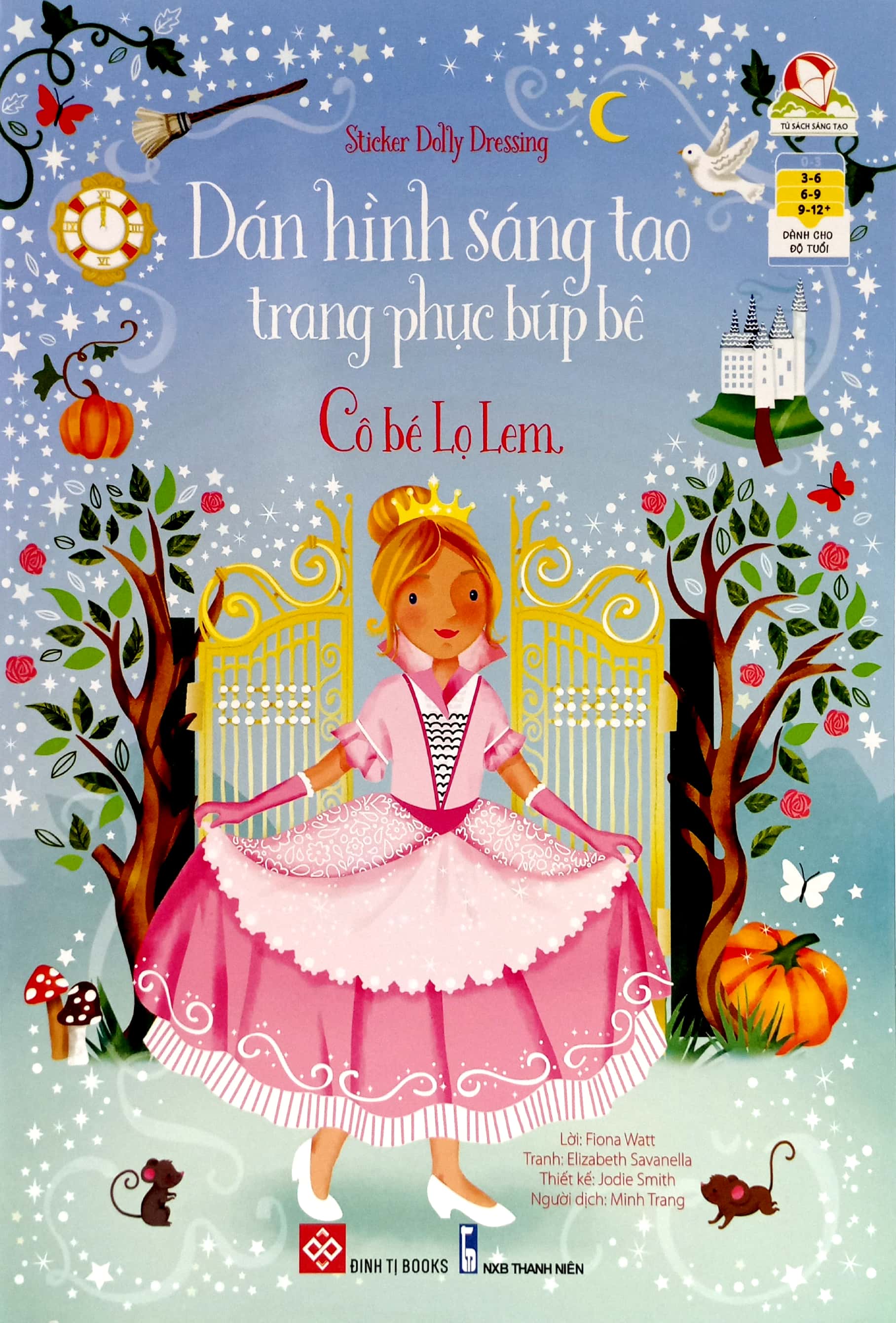 bộ sticker dolly dressing - dán hình sáng tạo trang phục búp bê - bộ 2 (bộ 4 tập) - Ảnh 6
