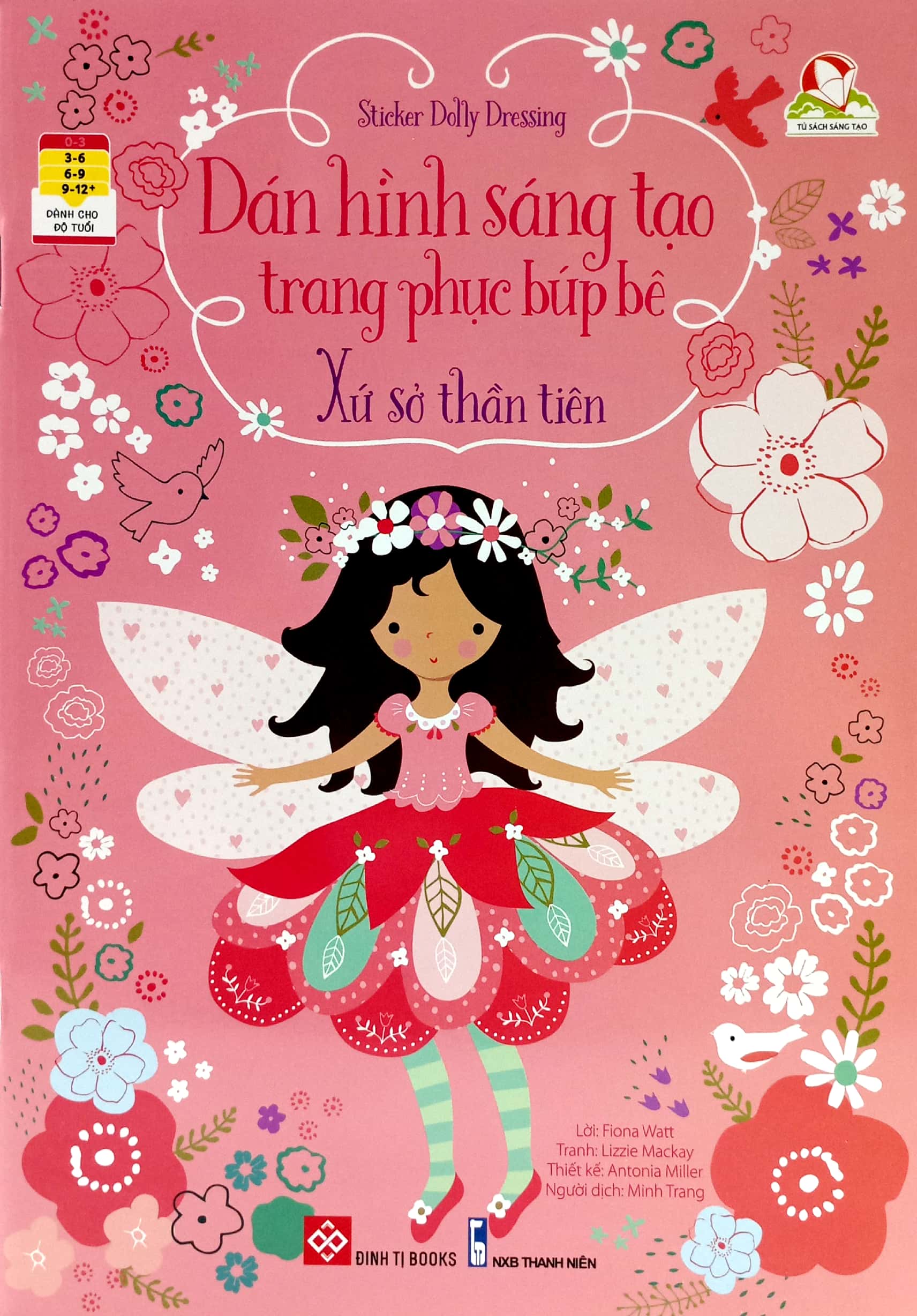 bộ sticker dolly dressing - dán hình sáng tạo trang phục búp bê - bộ 2 (bộ 4 tập) - Ảnh 7